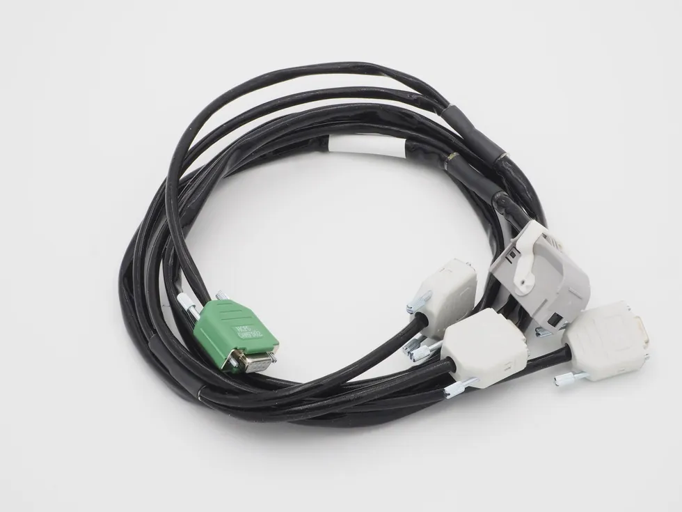Wiring harness for an engine test bench