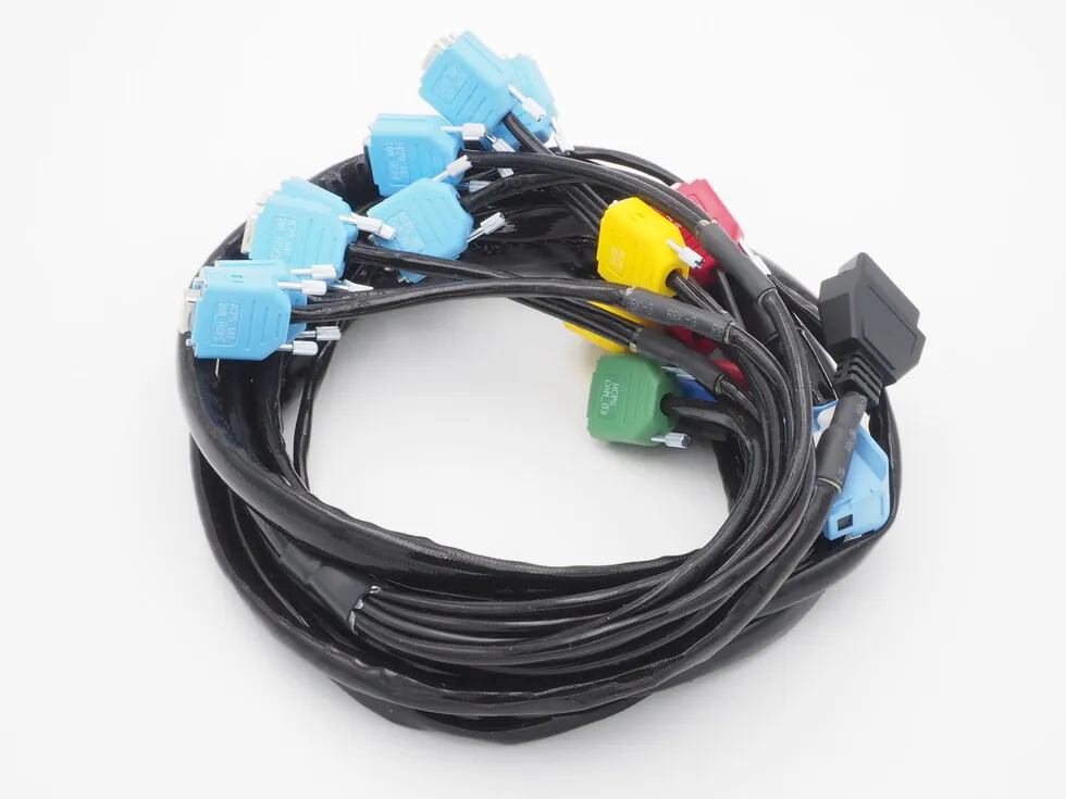 Wiring harness with sensor connectors